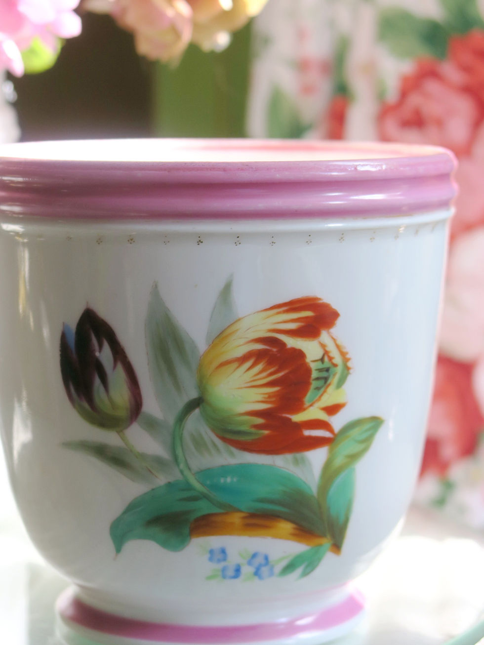 French Floral Panter C1867-82 D&T