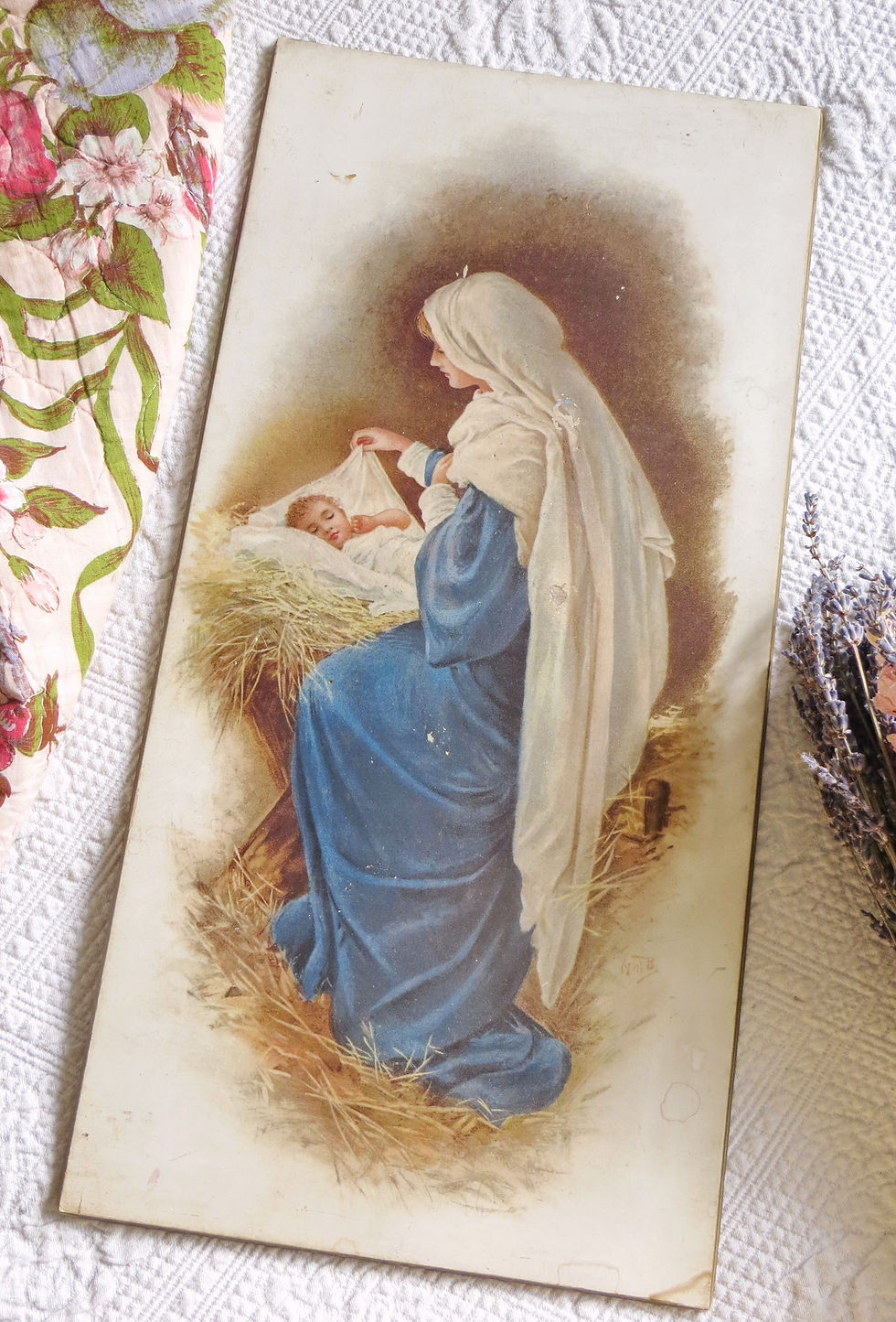 Thumbnail: Raphael Tuck Nativity Parlour Pictures Mary Jesus