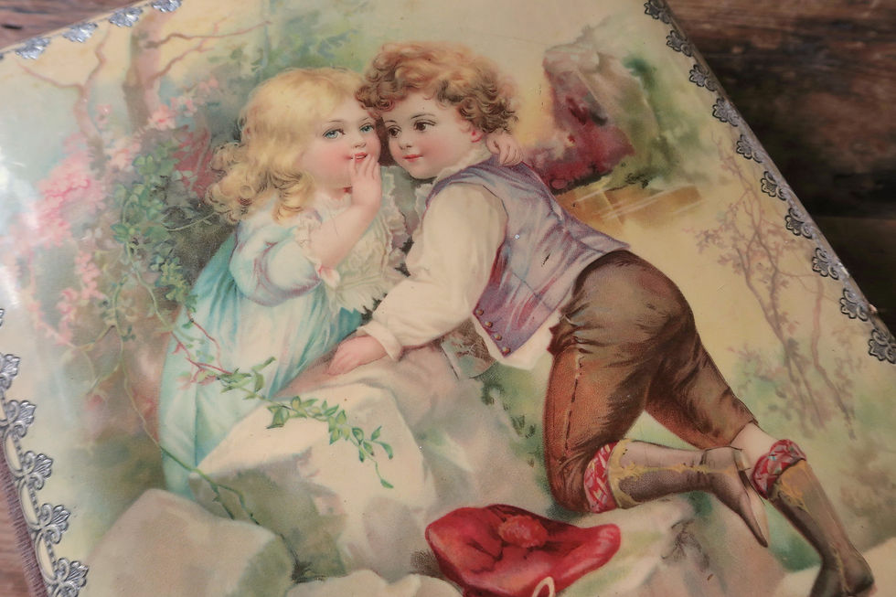 Thumbnail: Beautiful Antique Celluloid Album with Photos