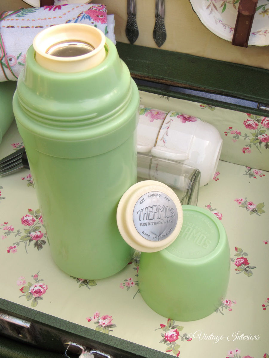 Thumbnail: Sirram picnic case and original contents Thermos