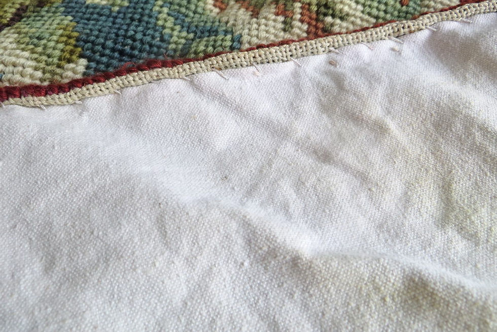 Thumbnail: Roses & Lillies Needlepoint Rug