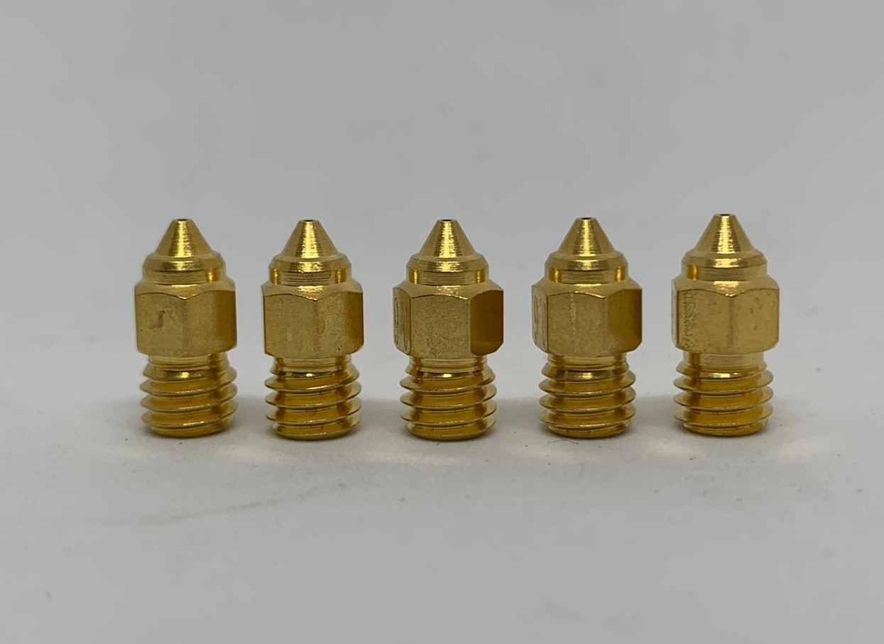 Creality 0 5mm Mk Brass Nozzle 5pcs Ender 3 Series Ender 5 Series Ender 6 Cr