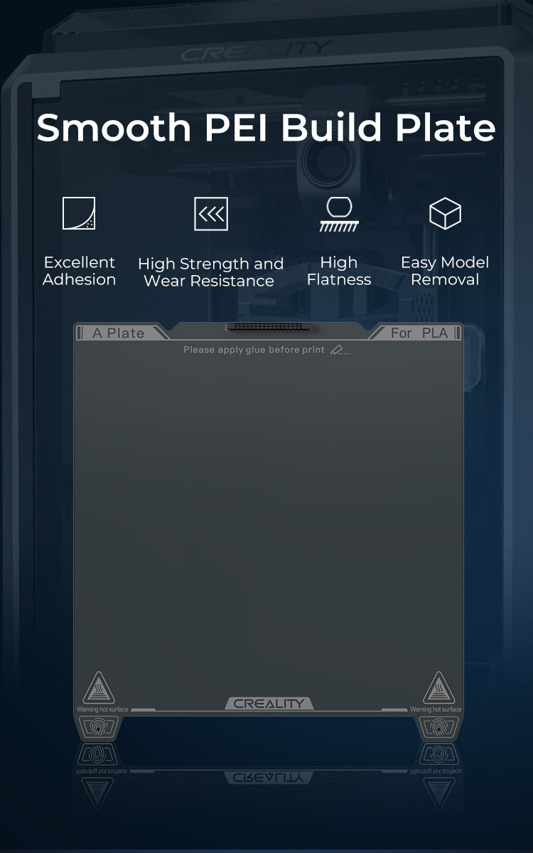 Creality PEI Smooth Platform Plate (K1C) - Image 2