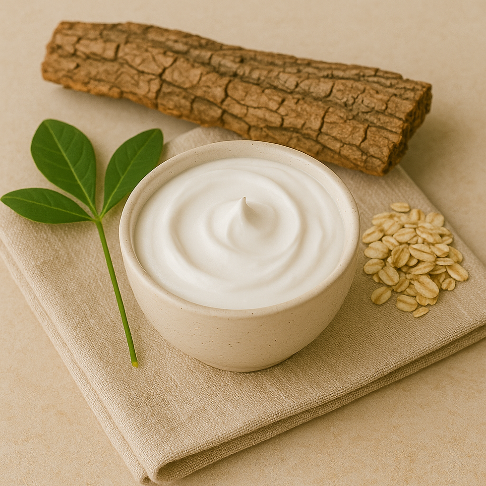 Baobab Conditioning Shampoo in ceramic bowl