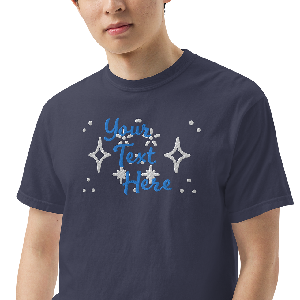 Thumbnail: Hium T-SHORT i1124 [Embroidery Garment-Dyed]