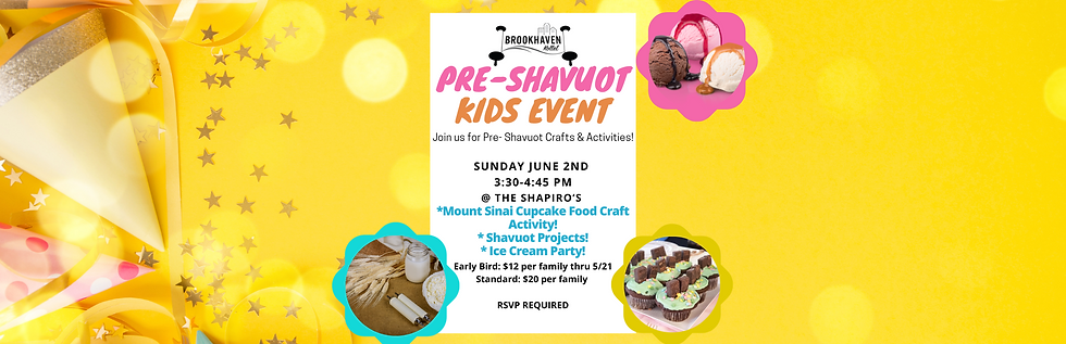 Pre-Shavuot Kids Event!