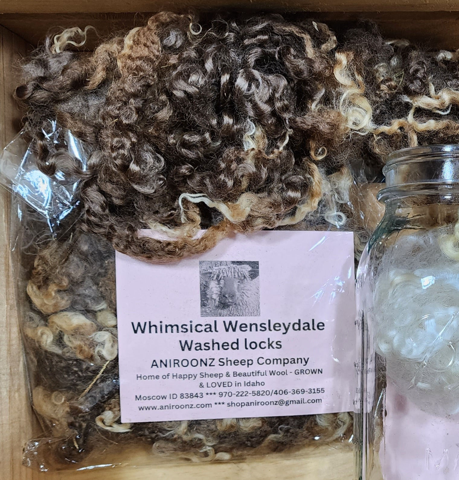 Whimsical wensleydale washed locks