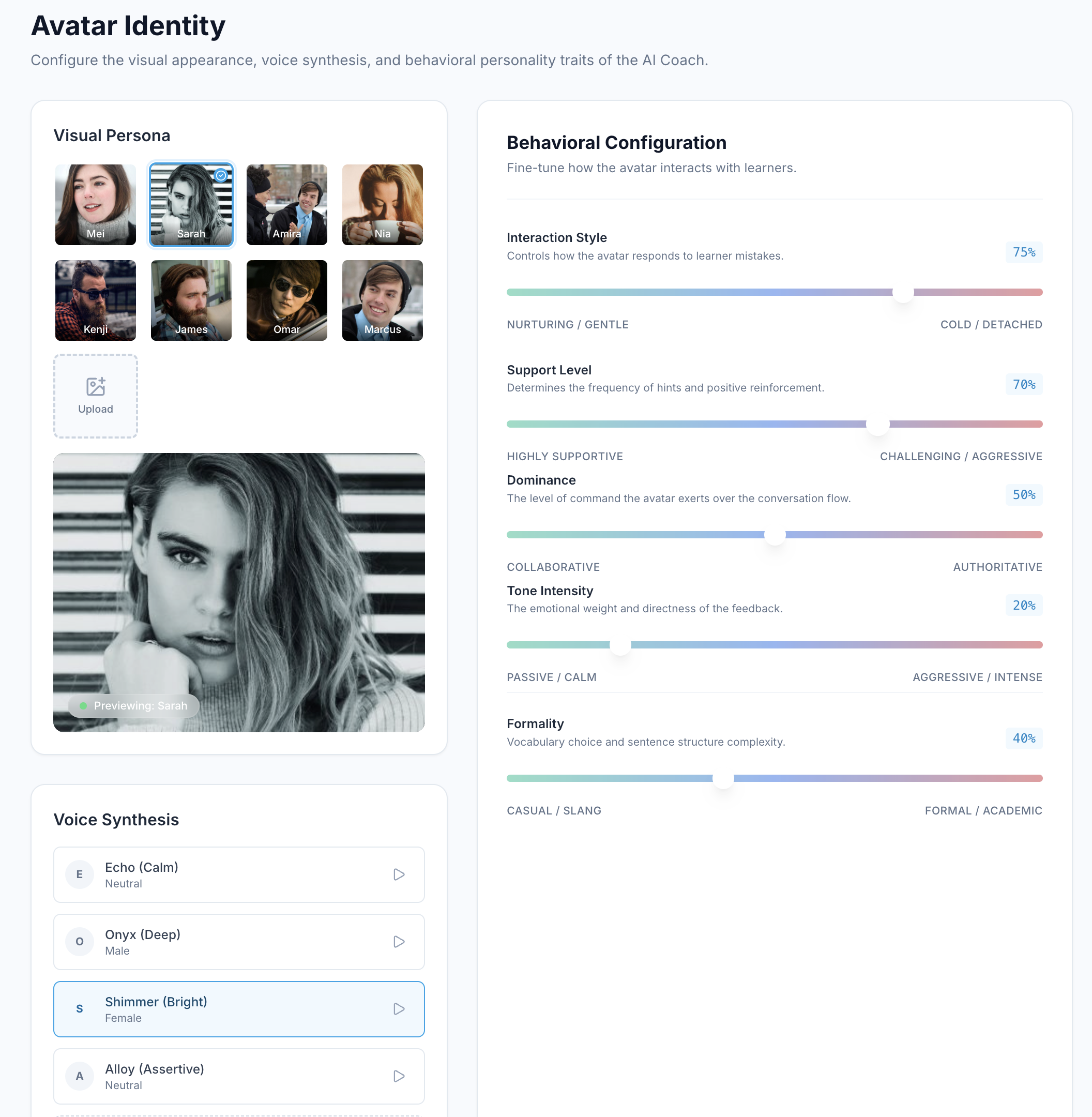 Cairya avatar config.png
