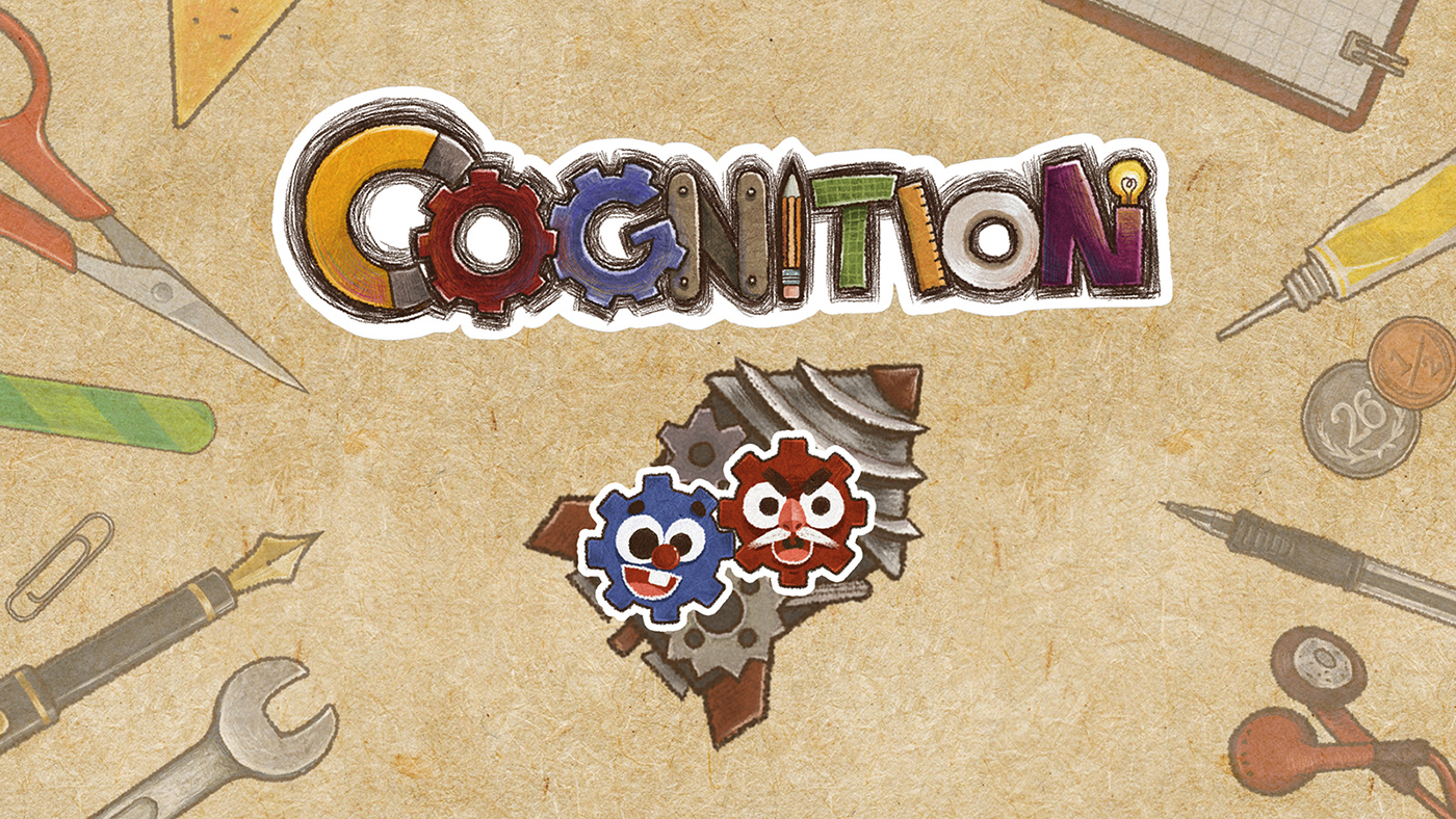 Cognition — hand-drawn puzzle game key art