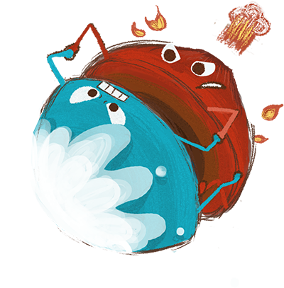 Ice & Fire Planet creature concept