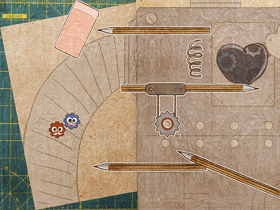 First concept art for the gears-on-paper version