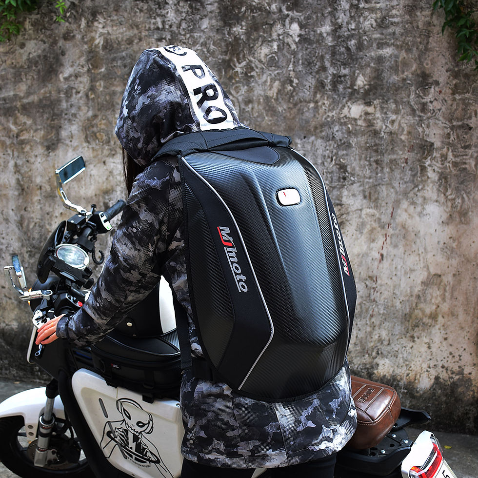 Thumbnail: Motorcycle Bag Waterproof Hard Shell Backpack