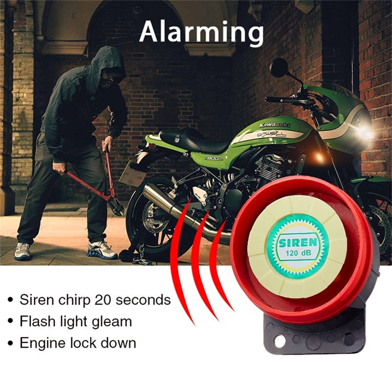Thumbnail: SPY Motorcycle Alarm Siren Horn With App