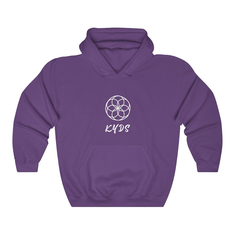 Miniatura: Sudadera unisex con capucha y mezcla pesada Team Kyds Logo (multicolor)