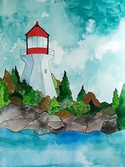 Lighthouse on a Hill