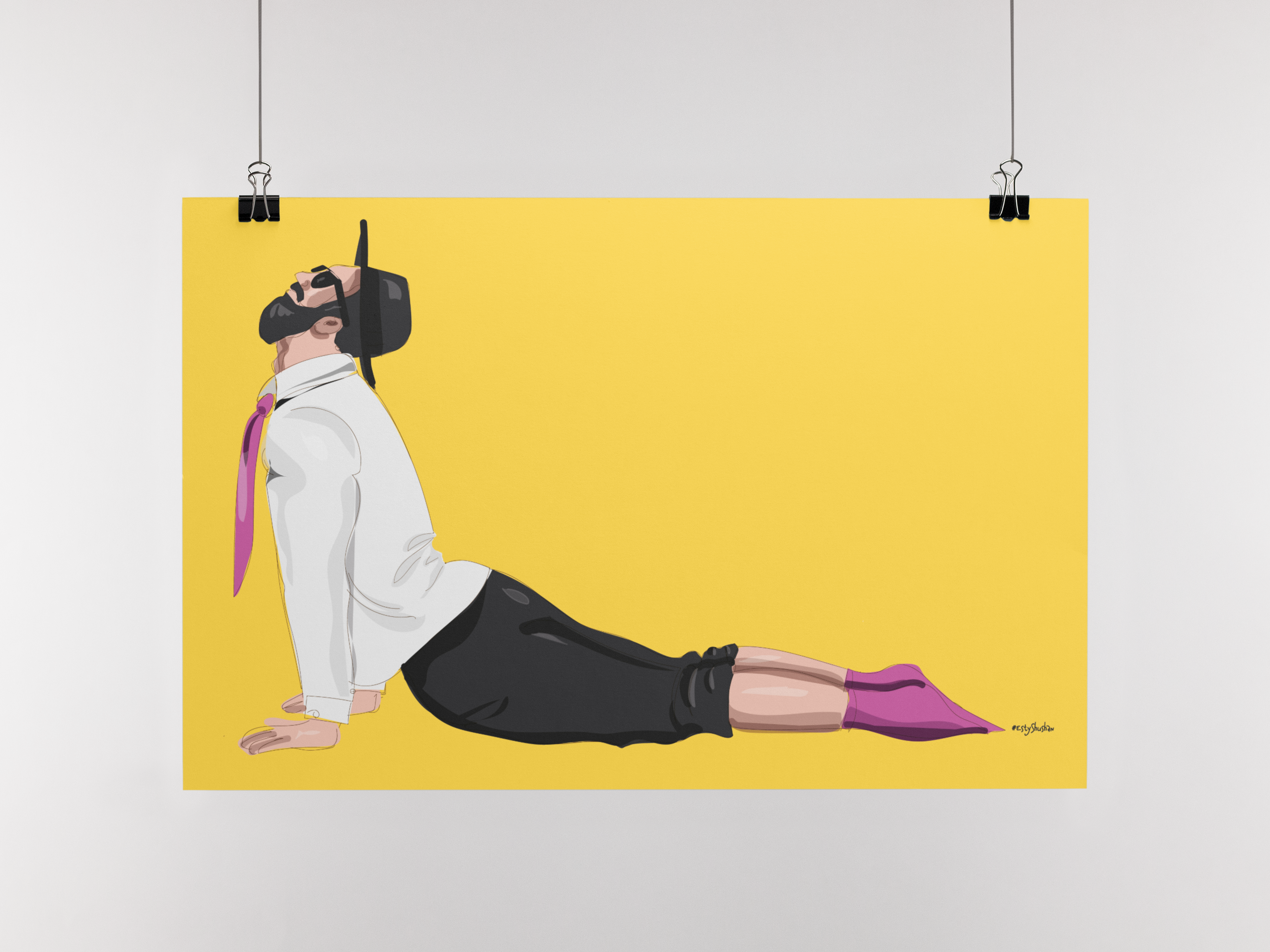 Yoga Jew –  | הדפס אמנותי חתום