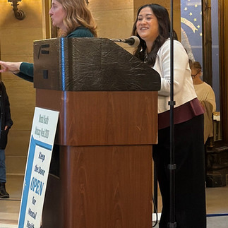 Lisa Xiong testifying at Mental Health Day on the Hill