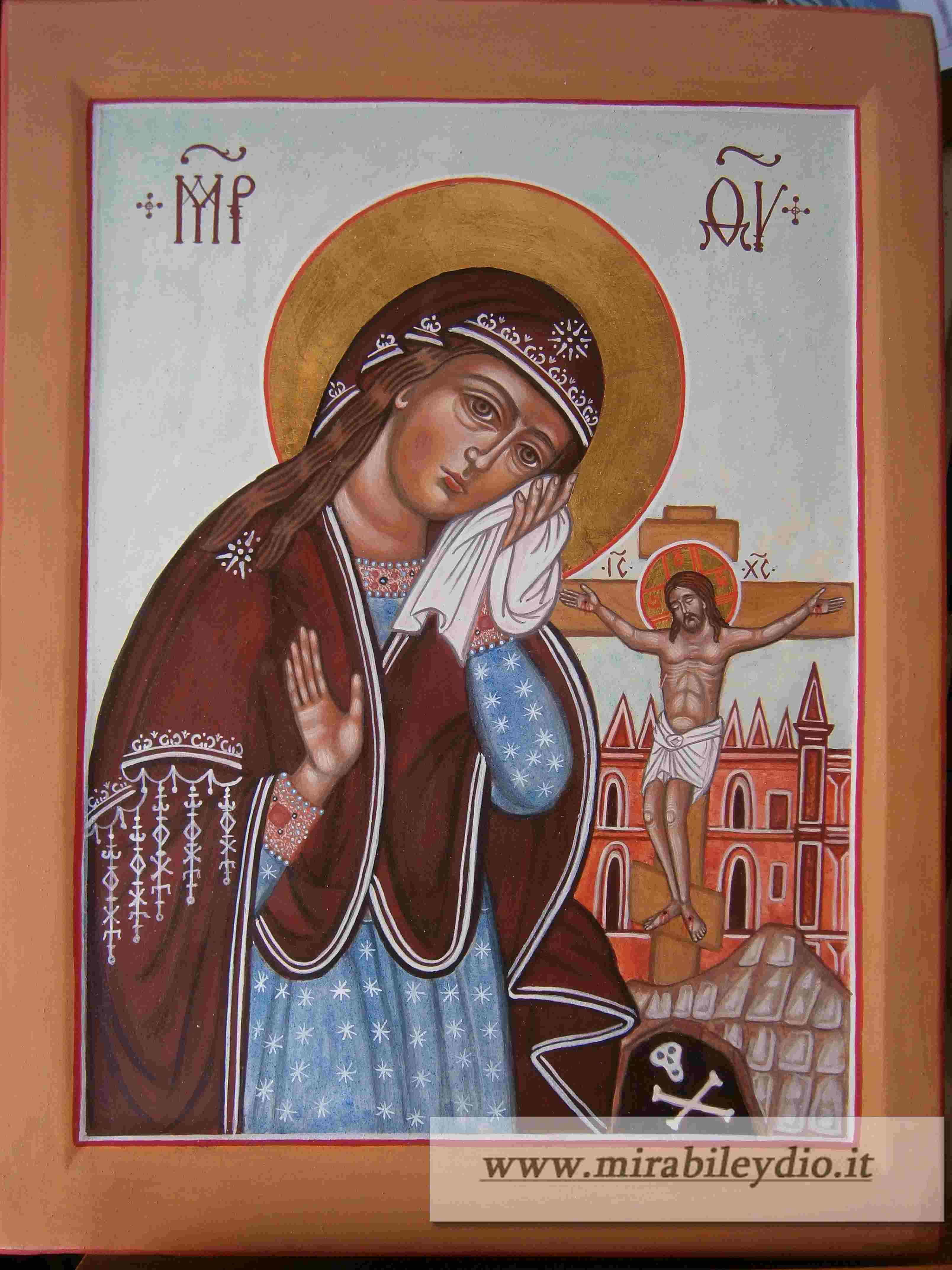 Madre di Dio di Akthyr(Crocifissione