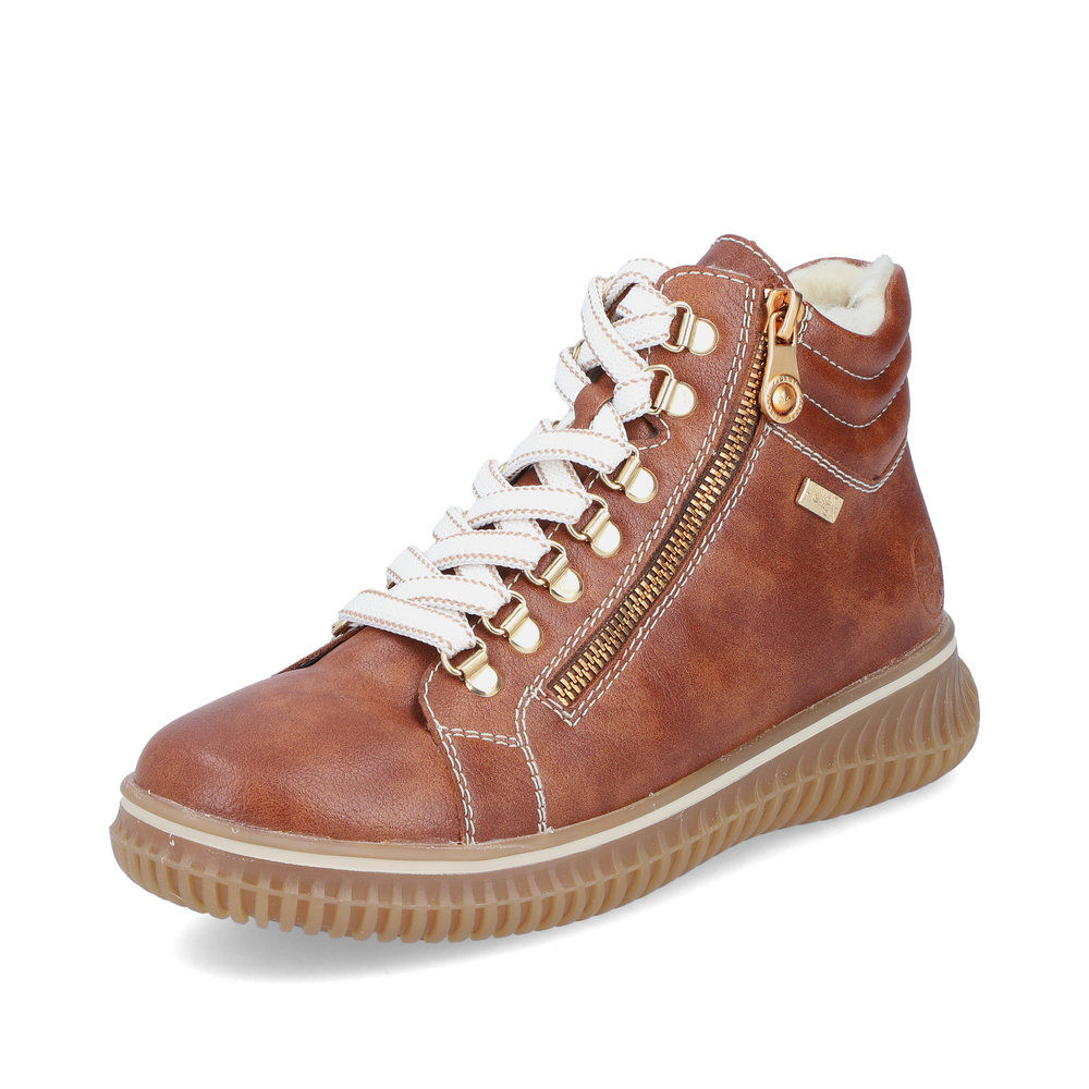 Rieker Corrales Tan Ankle Boots