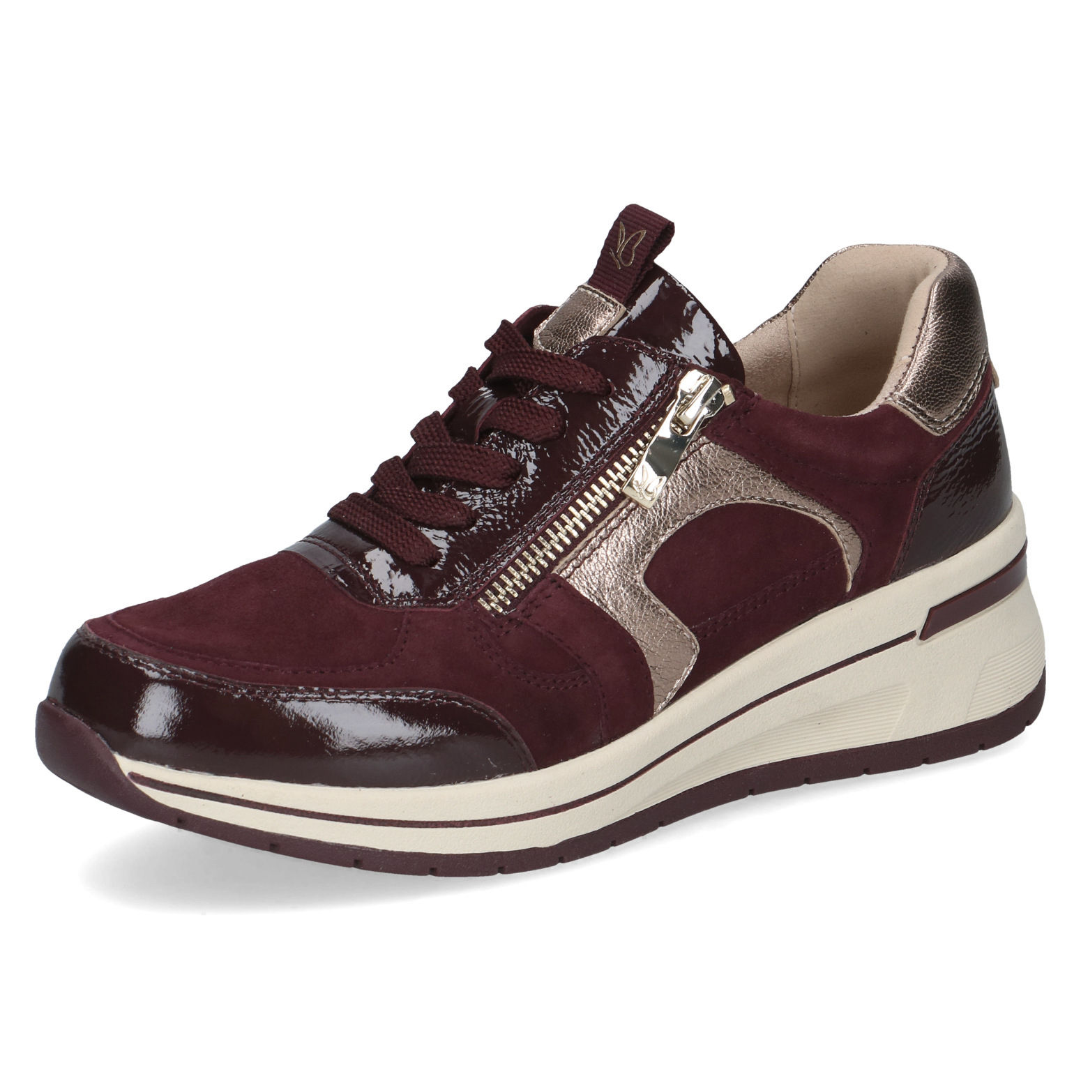 Caprice Bordeaux Comb Trainers