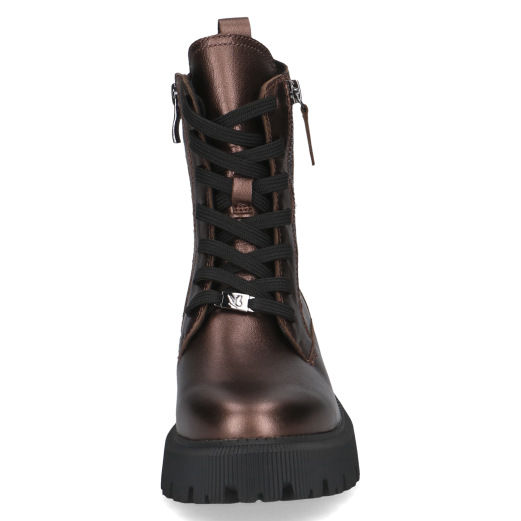 Thumbnail: Caprice Bronze Metallic Biker Boots
