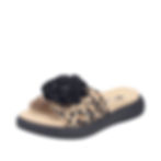 Thumbnail: Rieker Leo Leopard Print Slider