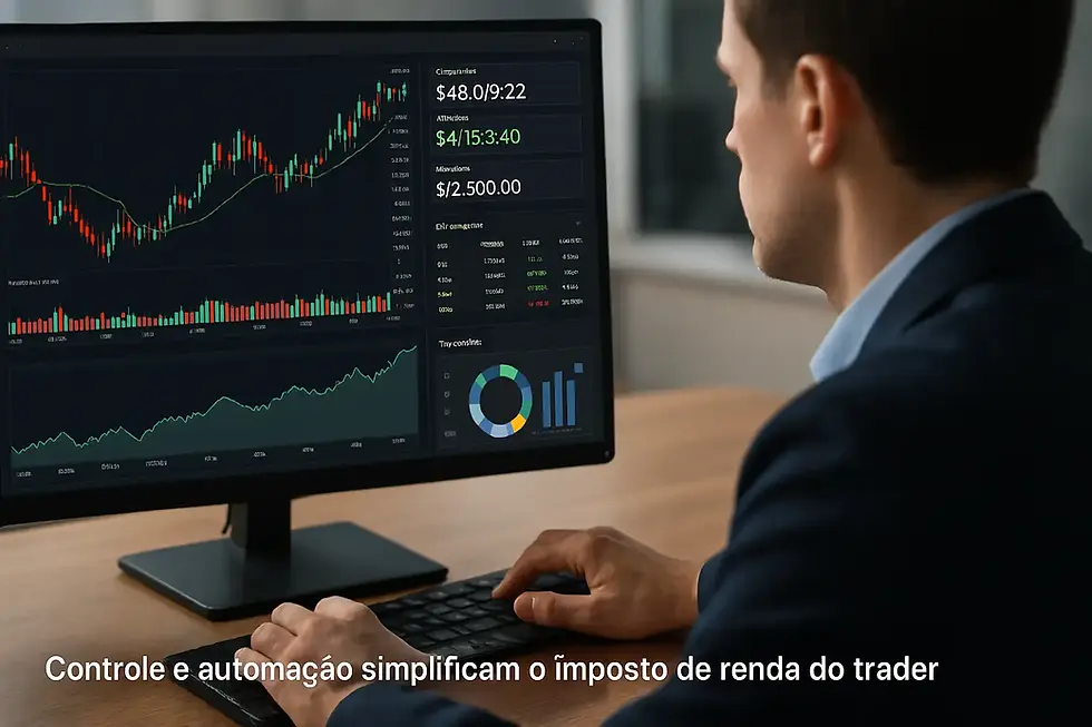 Organização financeira para declarar imposto sendo trader da Deriv