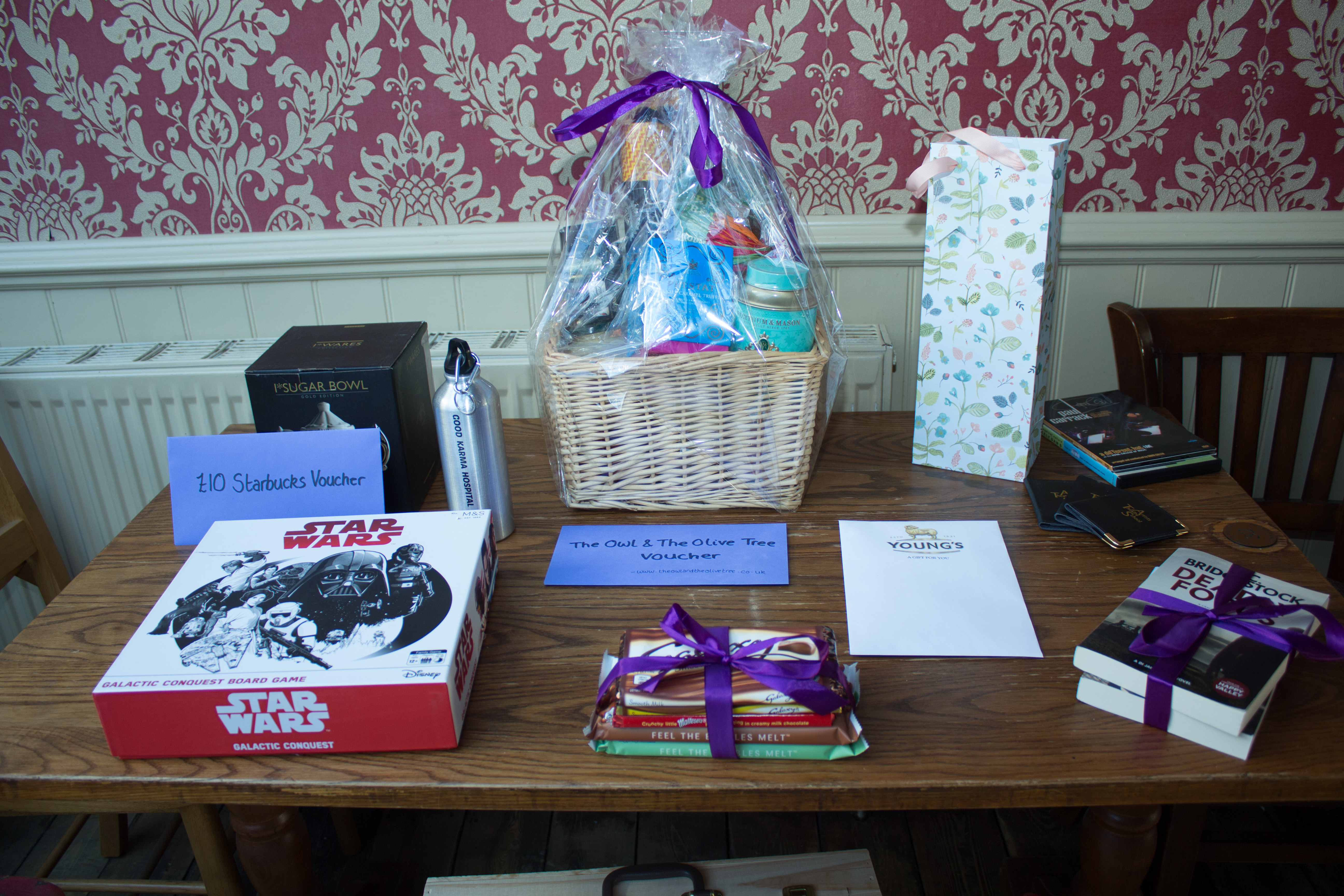 Our raffle prizes