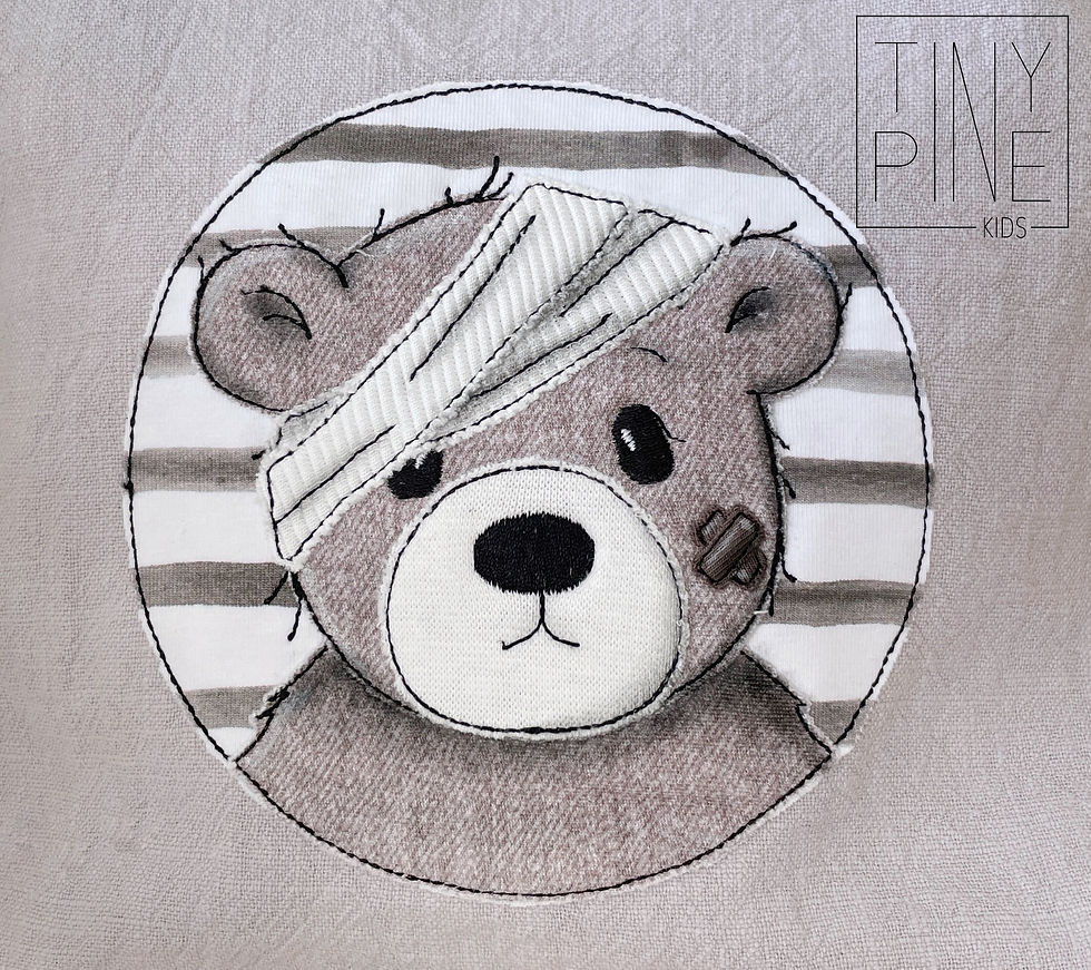 Miniaturbild: Reißverschlusstäschchen Beulenbär