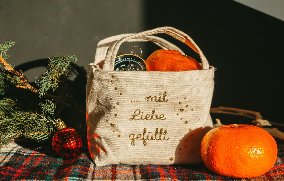 Nikolausbeutel aus Jute
