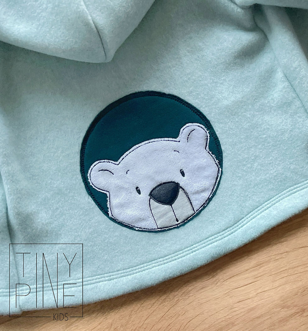Miniaturbild: Set Jacke und Strampler Eisbär - Gr.68