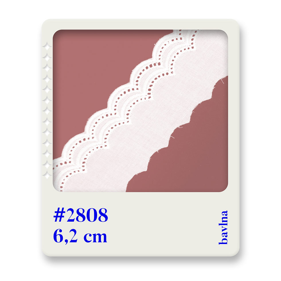 KRAJKA | 2808 | 6,2 cm | Bavlna