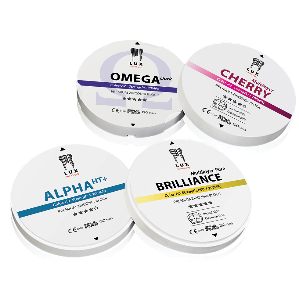 תמונה ממוזערת: LUX Brilliance Zirconia Multilayer 800-1200MPa