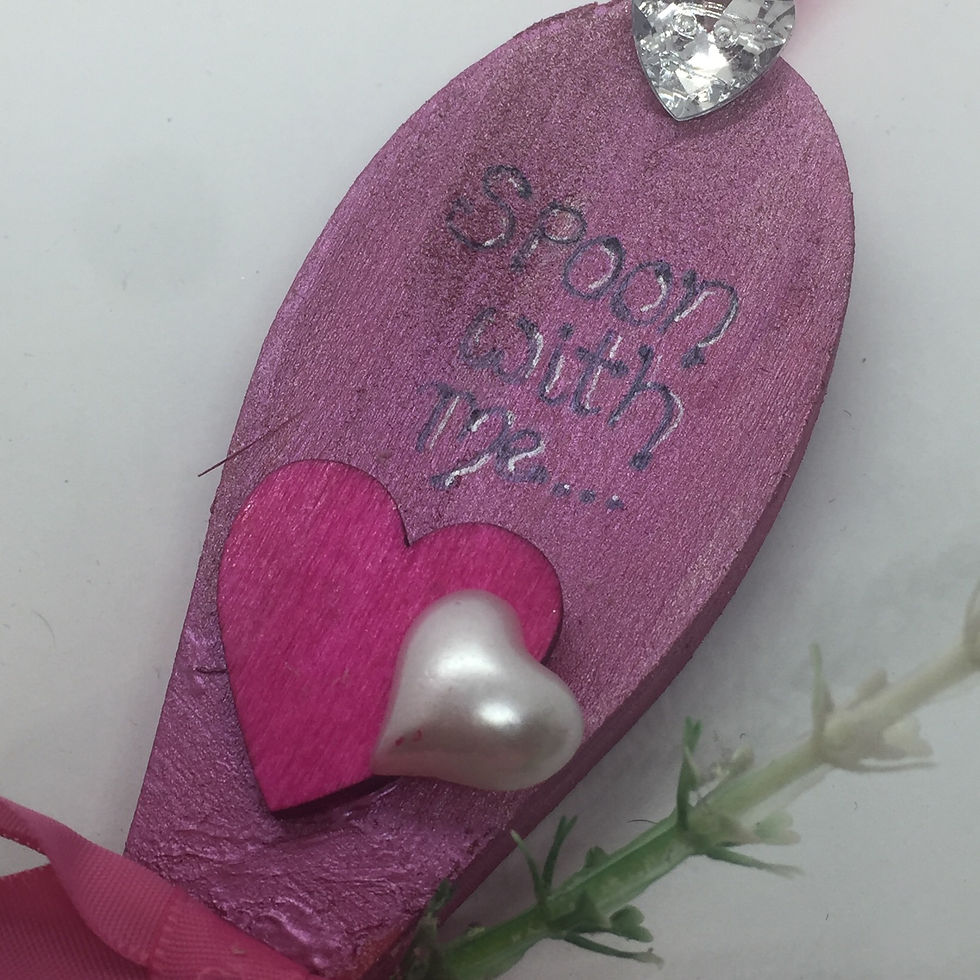 Thumbnail: “Spoon with Me” hand painted wooden spoon