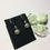 Thumbnail: Blue and Silver 3 Bead drop earrings