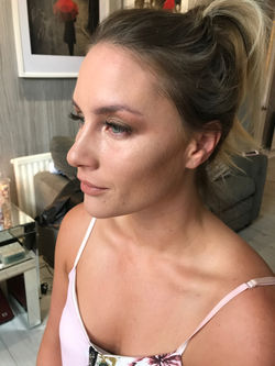 Glam makeup for Ascot.