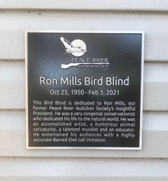 Ron Mills Bird Blind Dedication, 2-13-23