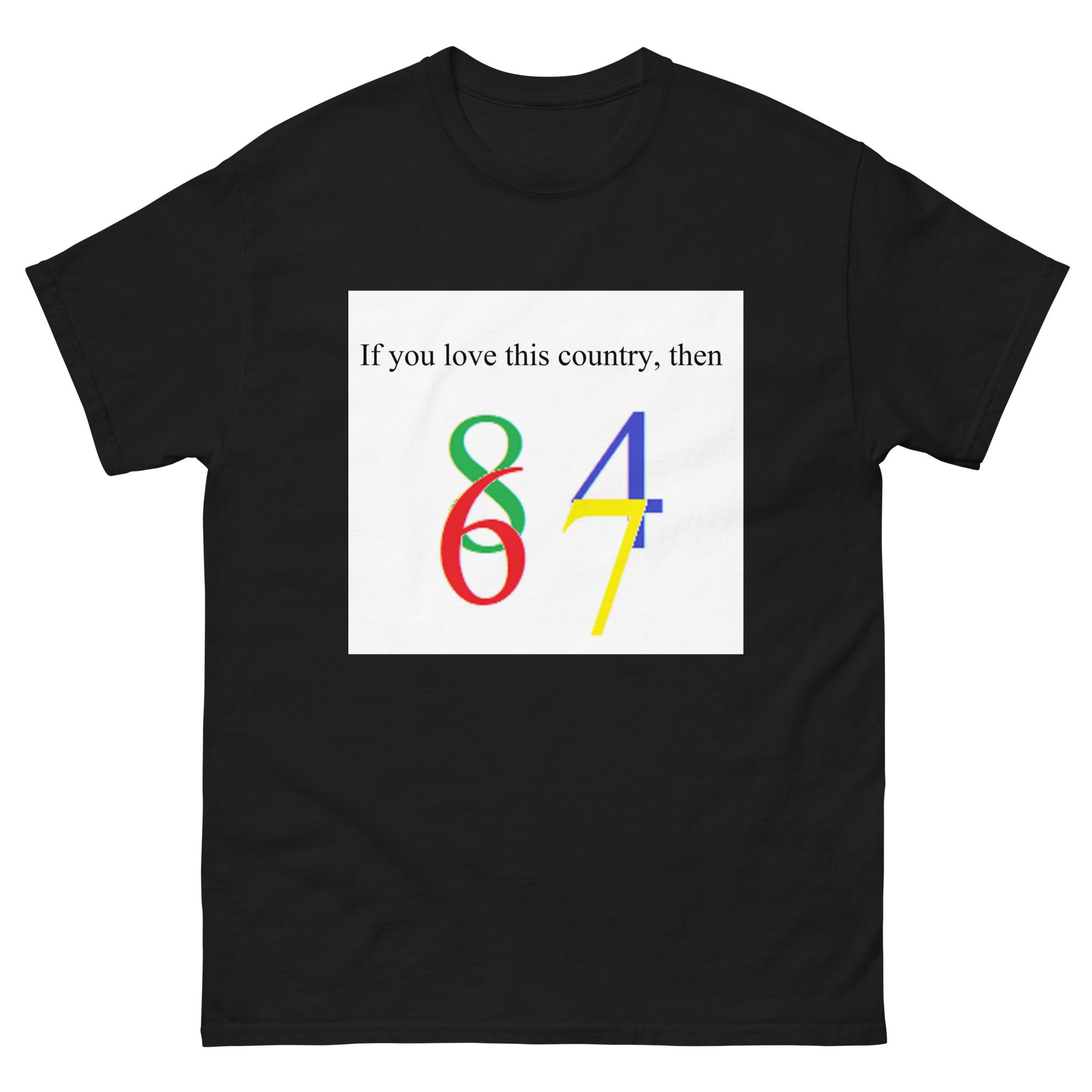 "86 47" Unisex classic tee