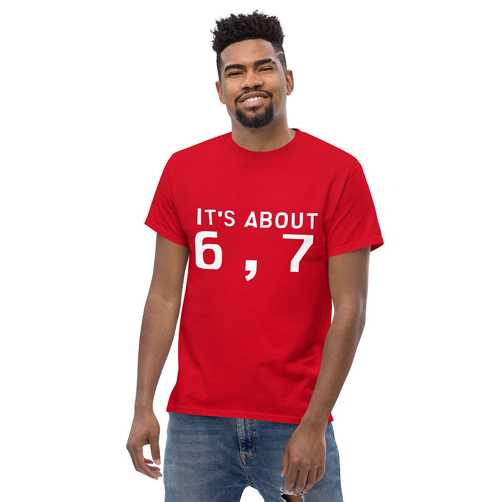 Thumbnail: "IT'S ABOUT 6 , 7" Unisex classic tee