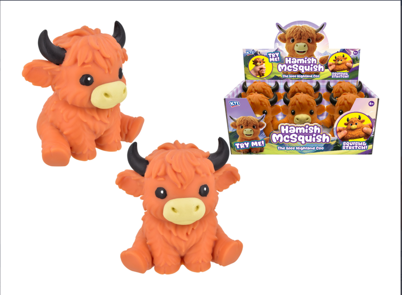 Hamish McSquish Highland Cow Squishy