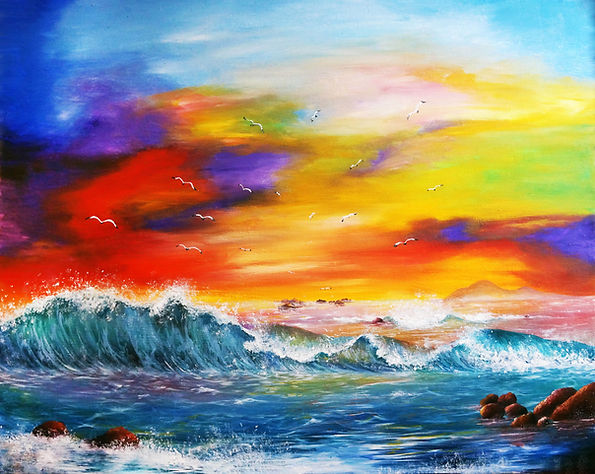 Sight and Sound of Paradise | Oil