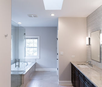 Remodeled bathroom.