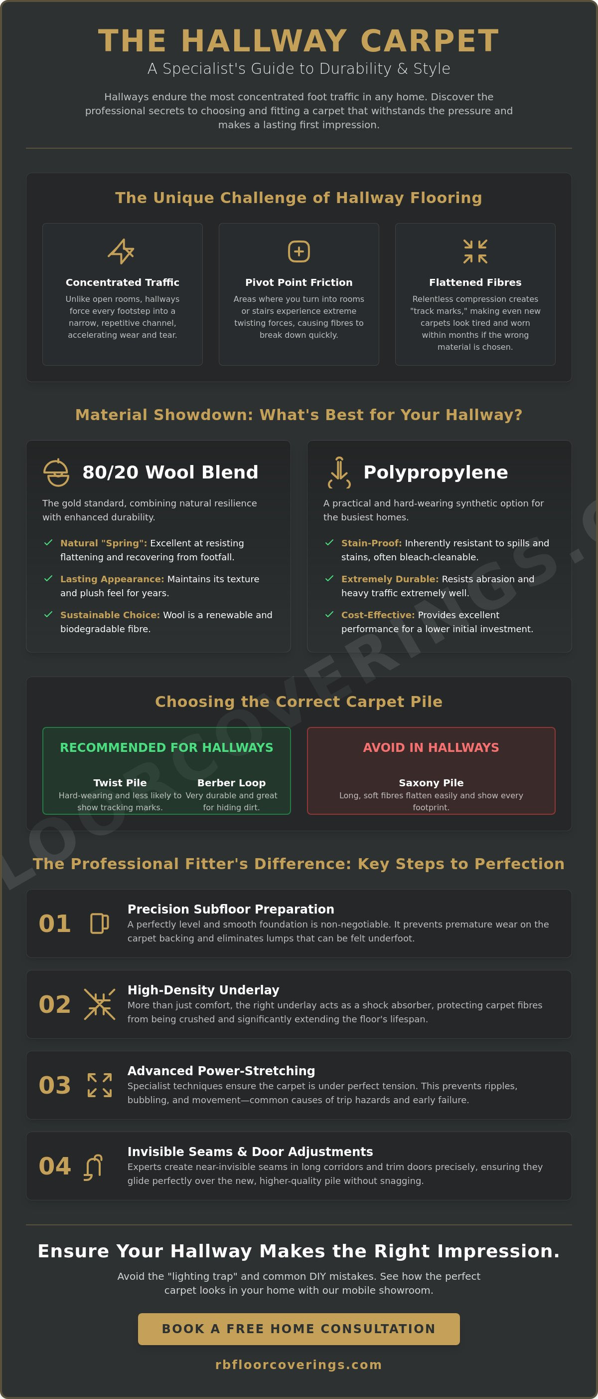 Hallway carpet fitting specialists