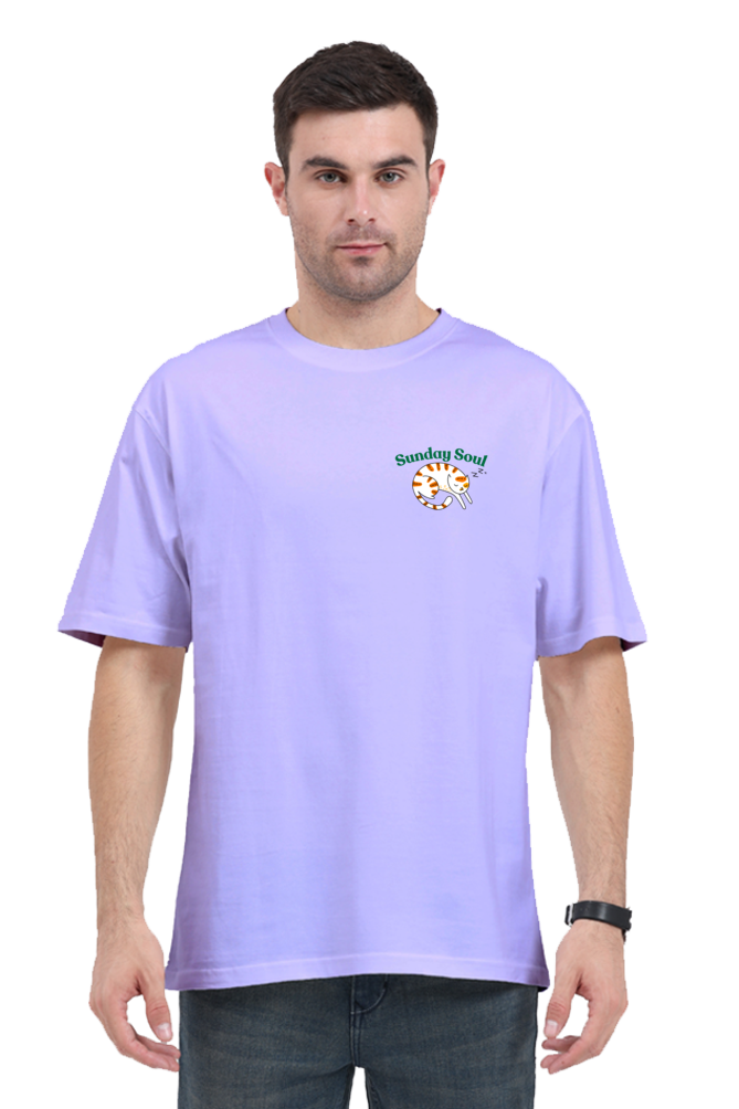 Thumbnail: UNOQIO Sunday Soul Oversized T-Shirt for Men