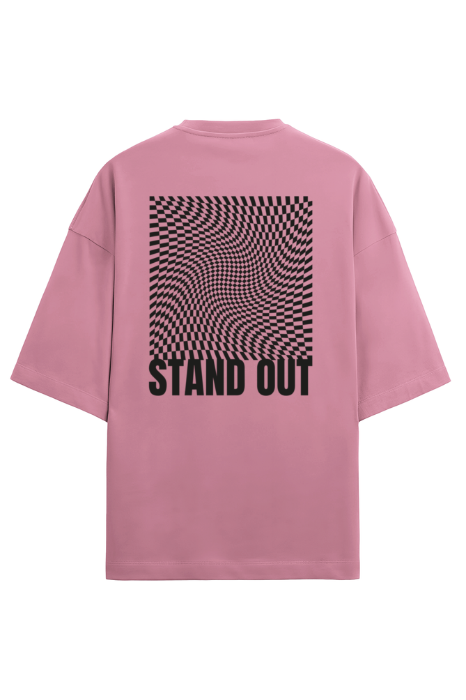 Thumbnail: UNOQIO Stand Out Graphic Print Oversized Terry Flamingo T-Shirt
