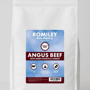 Grain Free High Meat Content Dry Kibble Adult Dog Food Angus Beef Flavour