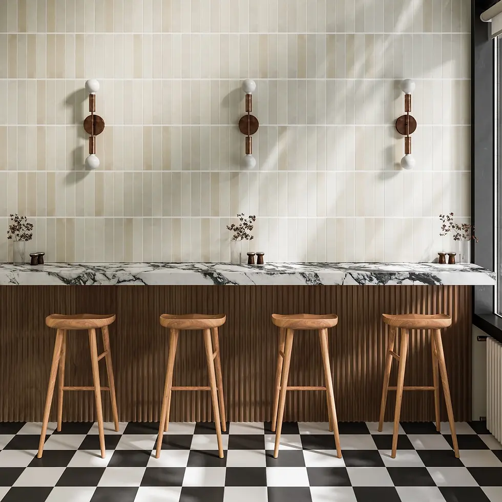 Thumbnail: Celine Glossy Porcelain Floor & Wall Tile in White