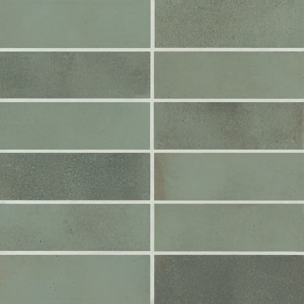 Thumbnail: Celine Matte Porcelain Floor & Wall Tile in Sage