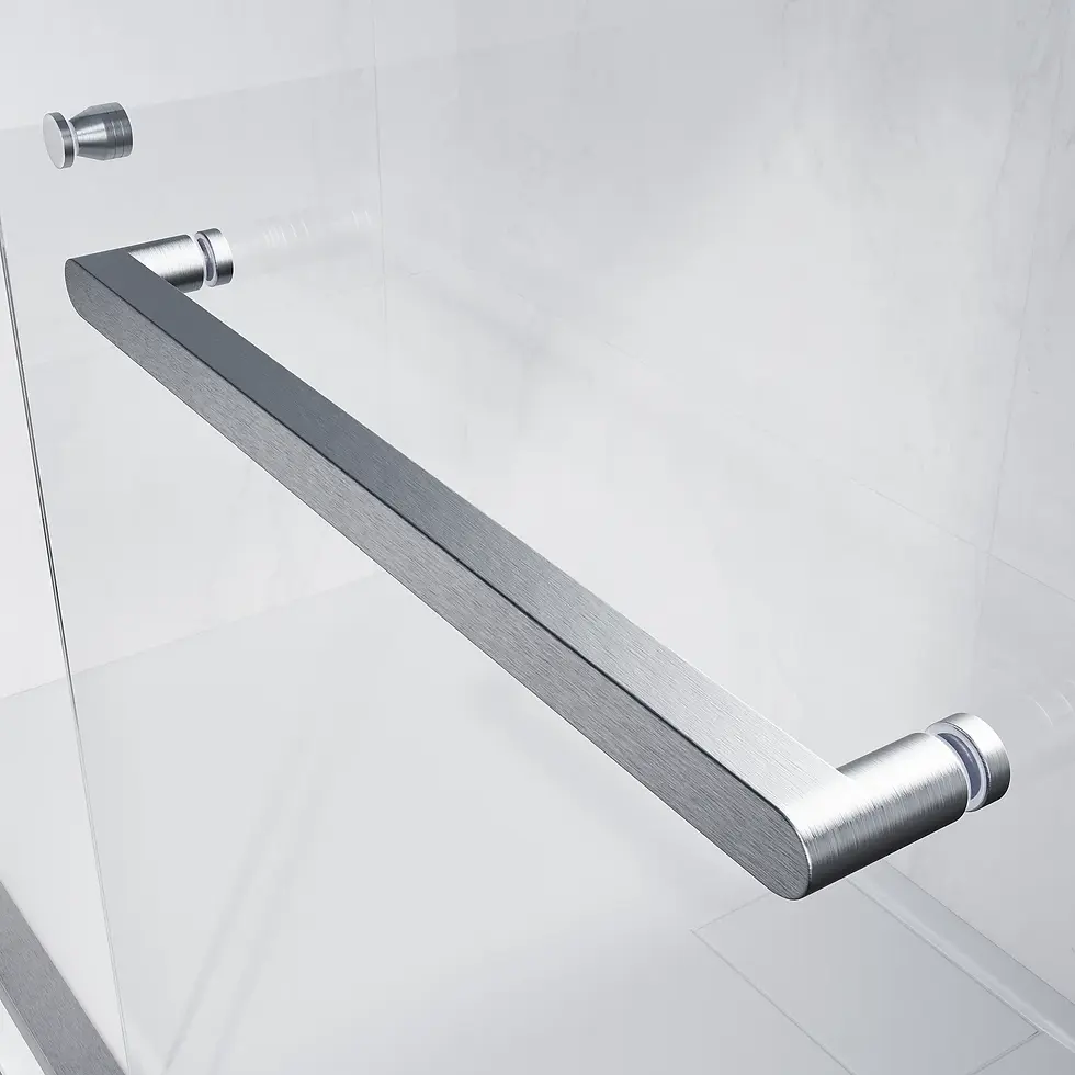 Thumbnail: 60''W x 66''H Double Sliding Shower Door Framed Tub Door with Enduro Shield