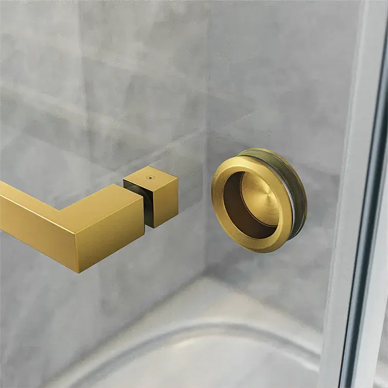 Thumbnail: 56-60"W x 66"H Sliding Frameless Tub Shower Door